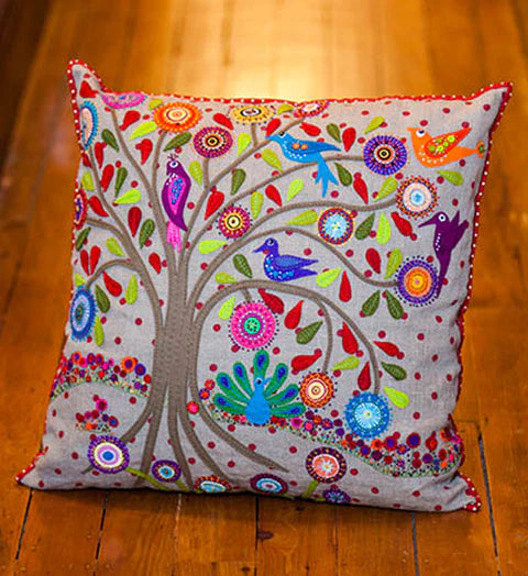 Birdsville Cushion by Wendy Williams
