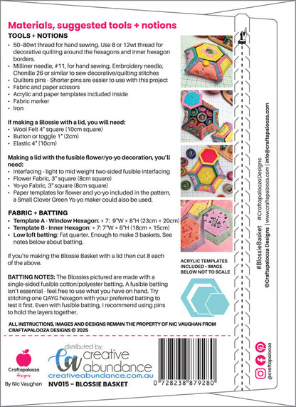 Blossie Basket | Craftapalooza Designs