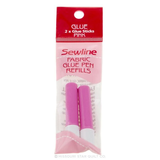 SEWLINE - Fabric Glue Pen Refills - 2x Pink