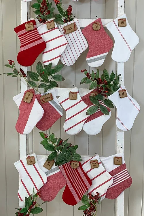 Mini Christmas Stockings by Janelle Kent
