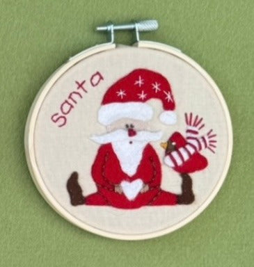 Santa Hoop Decoration