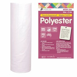 Poly Wadding - 2.4 metres wide - O-Sew-Soft Polyester 100%